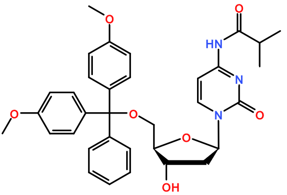(image for) MC080611 5'-O-(Dimethoxytrityl)-N-isobutyryl-2'-deoxycytidine